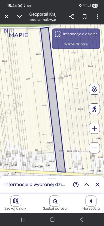 Działka rolno-budowlana Mościbrody. Zdjęcie 1