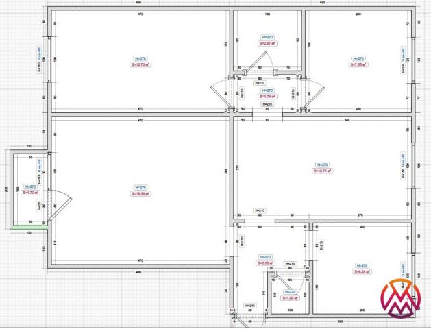 Mieszkanie 4-pokojowe Łódź Bałuty, ul. Lutomierska. Zdjęcie 13