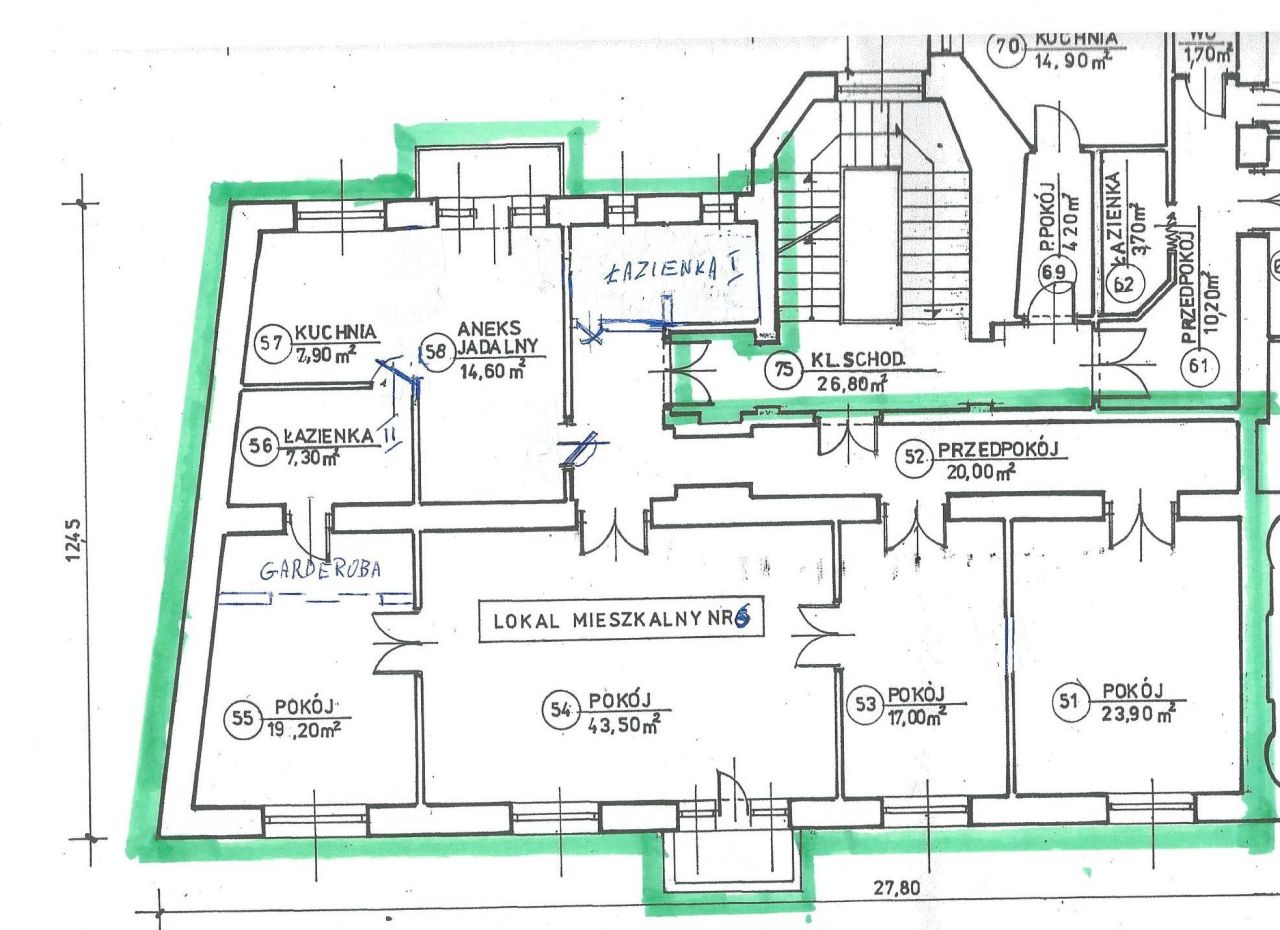 Mieszkanie 8-pokojowe Przemyśl, ul. Aleksandra Dworskiego. Zdjęcie 14