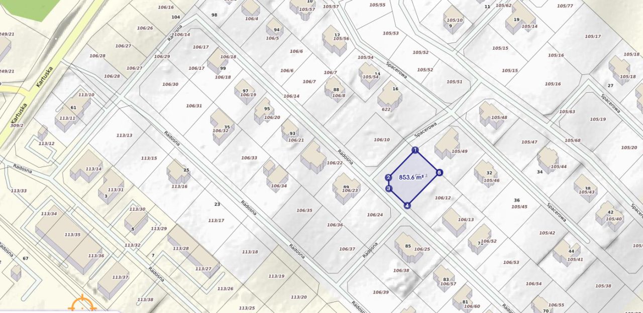 Działka budowlana Borkowo, ul. Radosna