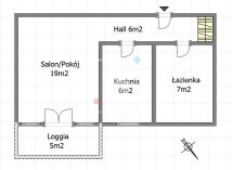 Mieszkanie 1-pokojowe Warszawa Ursynów, ul. Xawerego Dunikowskiego. Zdjęcie 4