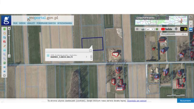 Działka budowlana Bychawa Podzamcze, ul. Podzamcze. Zdjęcie 1