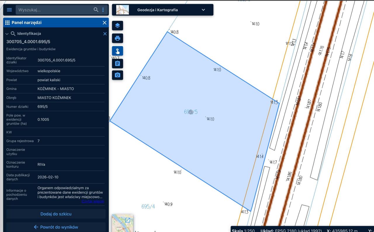 Działka budowlana Koźminek, ul. Kaliska. Zdjęcie 1