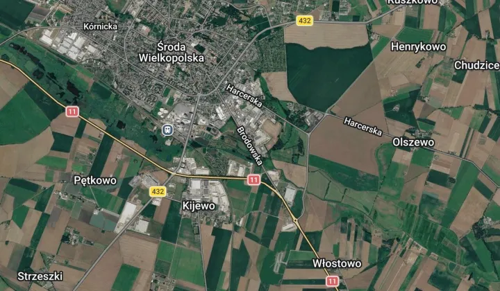 Działka budowlana Środa Wielkopolska, ul. Brodowska