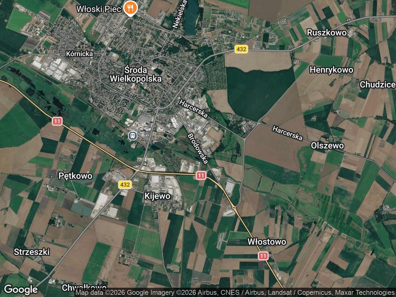 Działka budowlana Środa Wielkopolska, ul. Brodowska. Zdjęcie 1