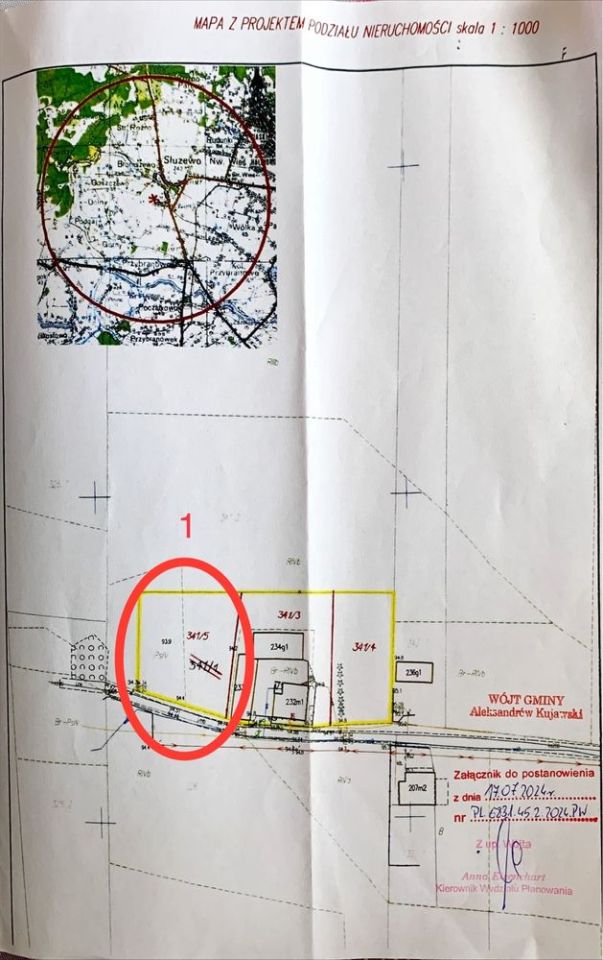 Działka budowlana Służewo, ul. Księżyzna. Zdjęcie 1