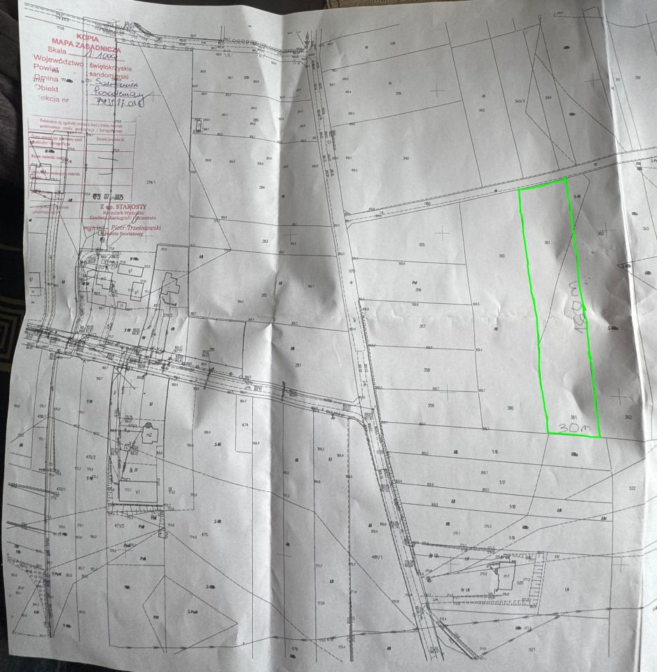 Działka budowlana Sandomierz Gołębice, ul. Lipowa