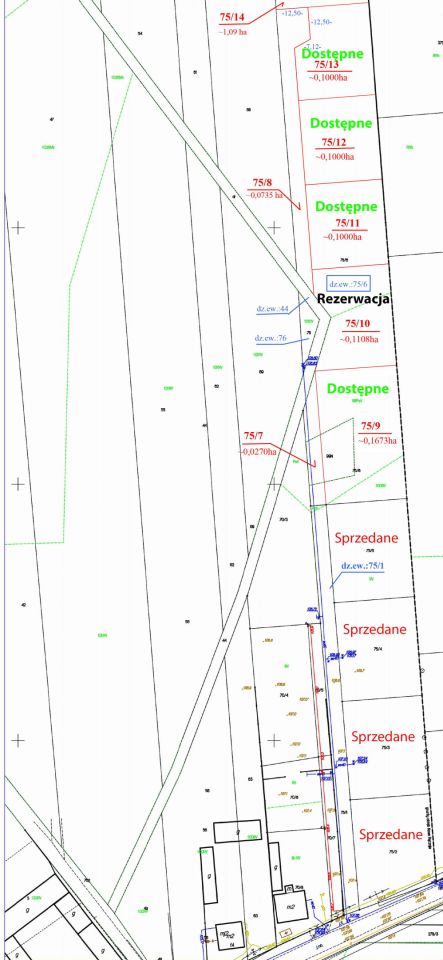 Działka budowlana Nowe Ręczaje