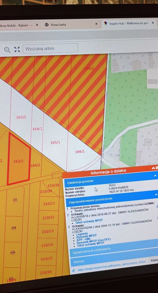 Działka budowlana Rąbień, ul. Mokra. Zdjęcie 8