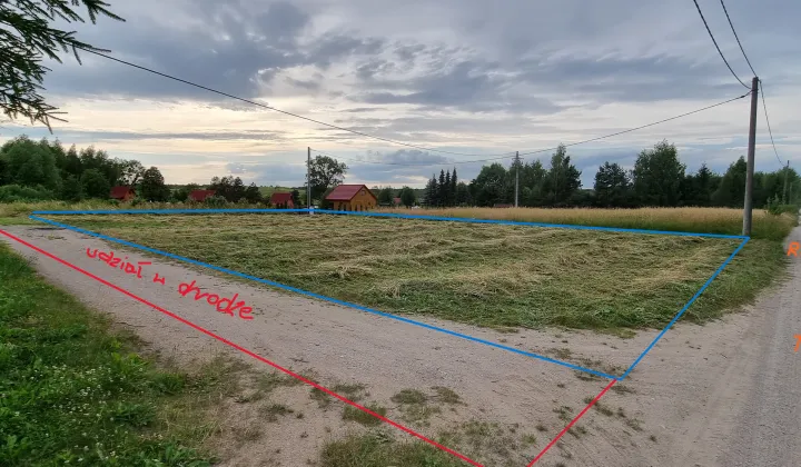 Działka rekreacyjna Radzieje