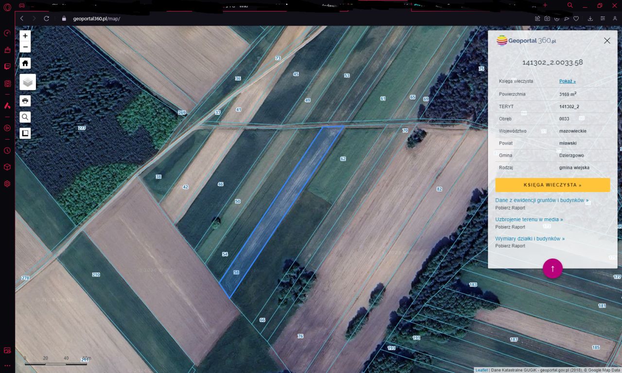 Działka rolna Wasiły. Zdjęcie 3