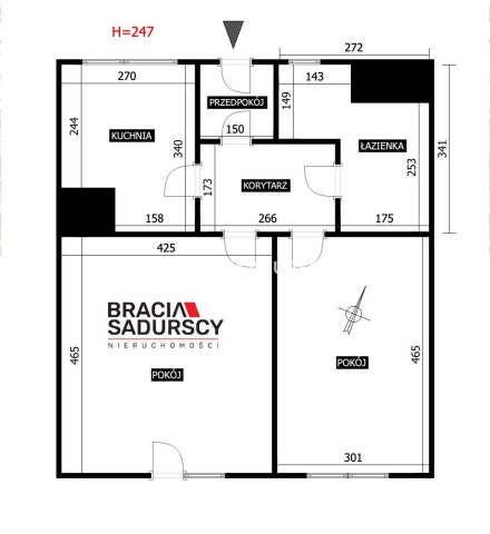 Mieszkanie 2-pokojowe Kraków Mistrzejowice, os. Bohaterów Września. Zdjęcie 19