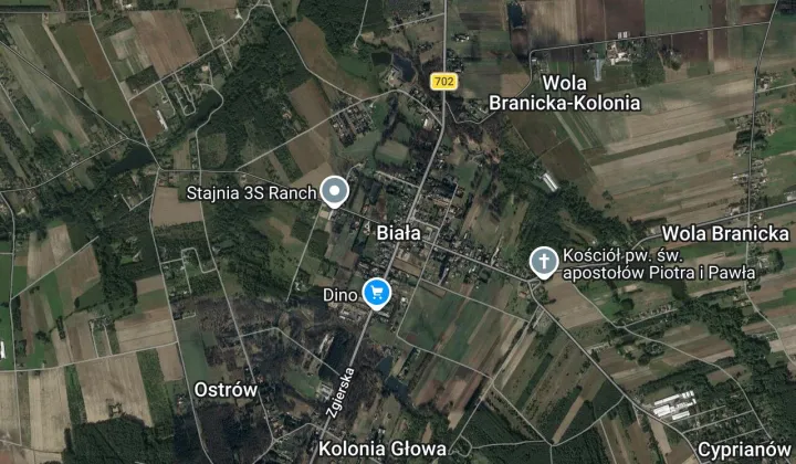 Działka siedliskowa Biała