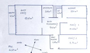 Mieszkanie 3-pokojowe Mysłowice Ćmok, ul. Adama Mickiewicza