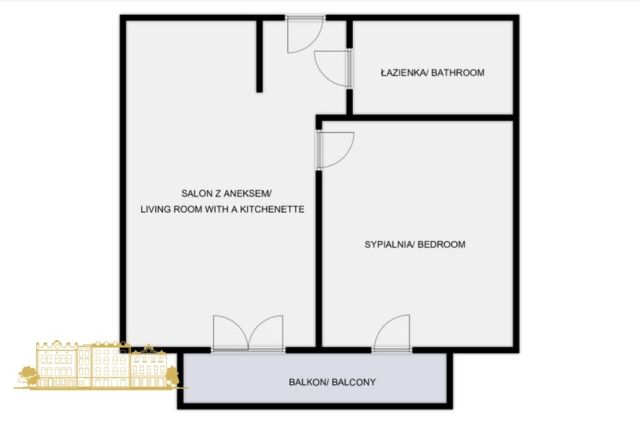 Mieszkanie 2-pokojowe Kraków Ruczaj, ul. Obozowa. Zdjęcie 9