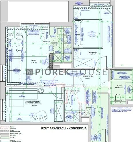 Mieszkanie 3-pokojowe Warszawa Praga-Południe, ul. Grochowska. Zdjęcie 11