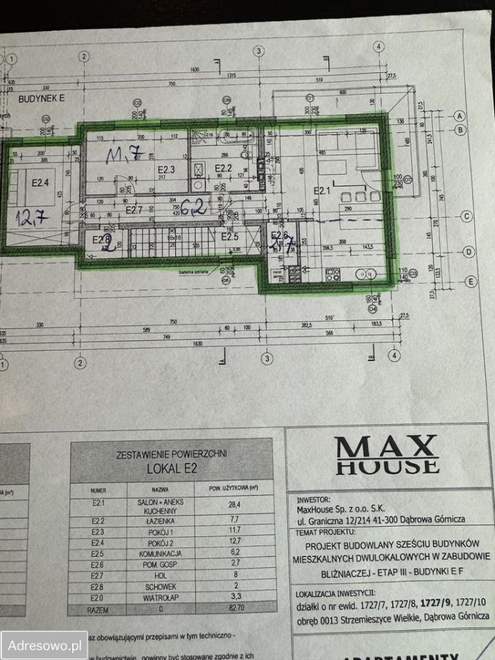 Mieszkanie 3-pokojowe Dąbrowa Górnicza Strzemieszyce Wielkie. Zdjęcie 15