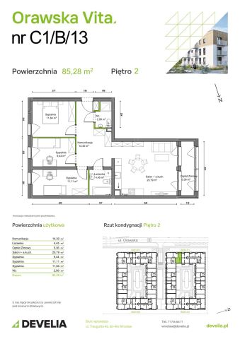 Mieszkanie 4-pokojowe Wrocław Ołtaszyn, ul. Orawska. Zdjęcie 8