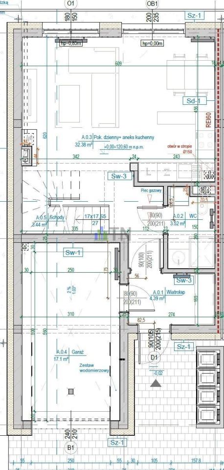 dom szeregowy, 4 pokoje Kamieniec Wrocławski. Zdjęcie 8