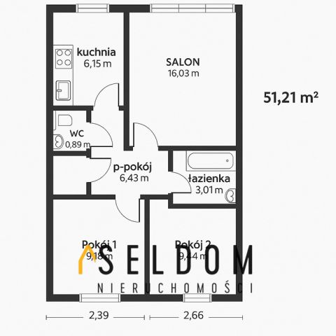 Mieszkanie 3-pokojowe Opole Śródmieście, ul. Książąt Opolskich. Zdjęcie 15