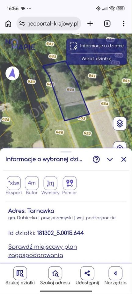 Działka budowlana Tarnawka. Zdjęcie 2