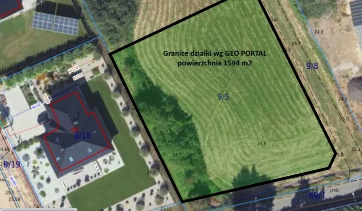 Działka budowlana Klamry