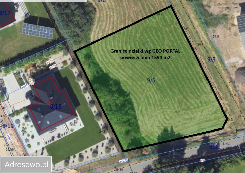 Działka budowlana Klamry