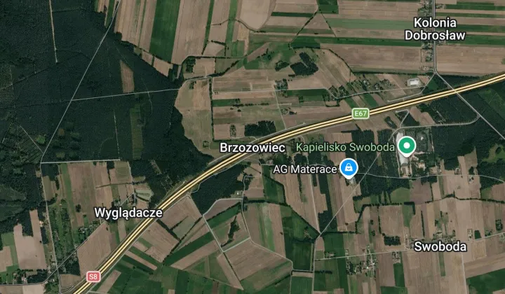 Działka rolna Brzozowiec