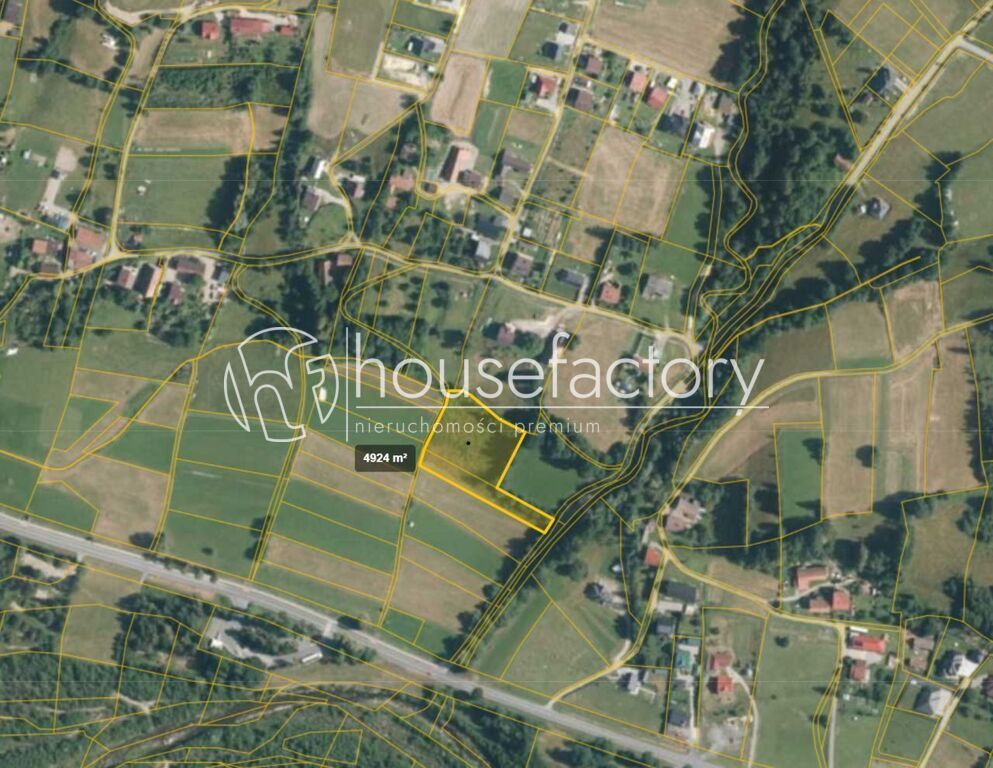 Działka budowlana Frycowa. Zdjęcie 3