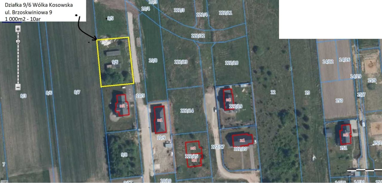 Działka budowlana Wólka Kosowska, ul. Brzoskwiniowa. Zdjęcie 3