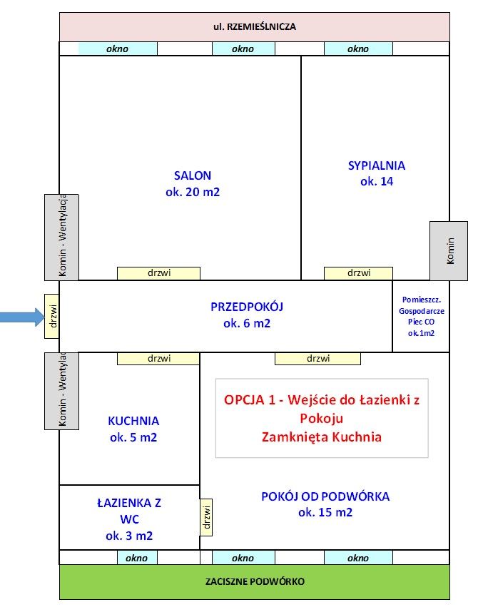 Mieszkanie 3-pokojowe Legnica, ul. Rzemieślnicza. Zdjęcie 5