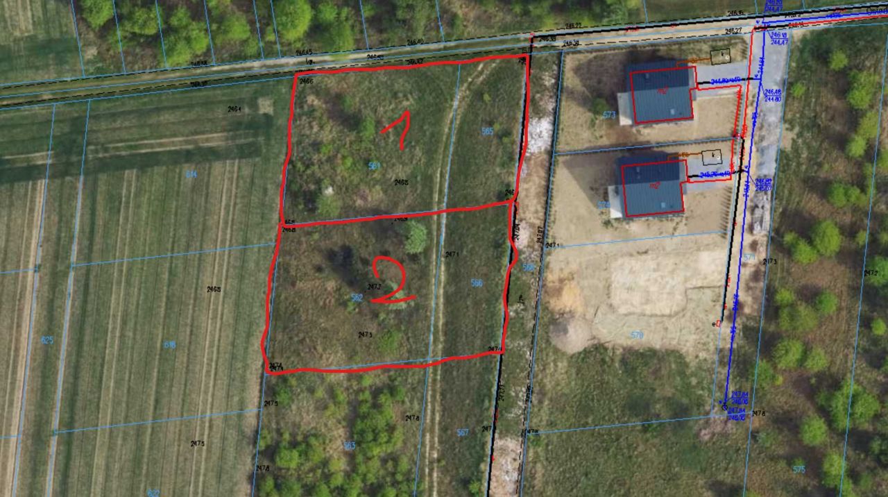 Działka budowlana Antoniów. Zdjęcie 1