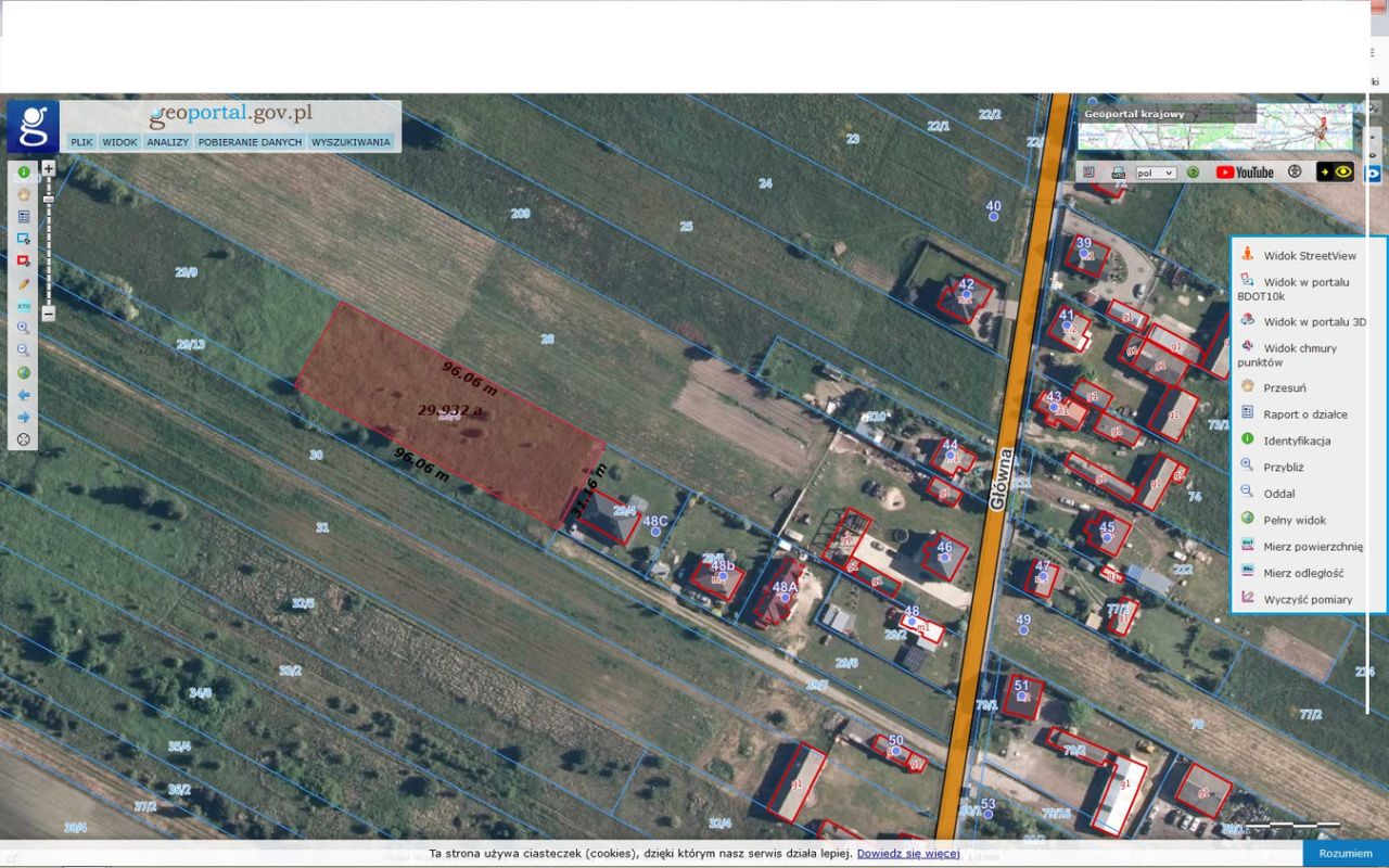 Działka rolno-budowlana Nowe Wągrodno, ul. Główna. Zdjęcie 2