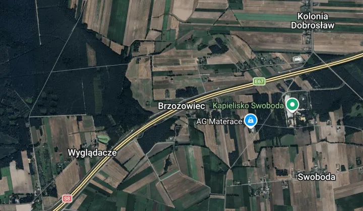 Działka rolna Brzozowiec