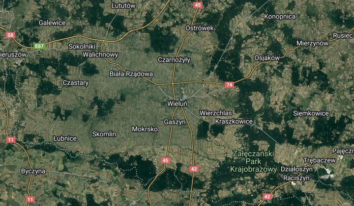 Działka inwestycyjna Wieluń, ul. Częstochowska