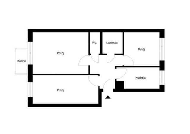 Mieszkanie 3-pokojowe Kraków Podgórze Duchackie, ul. Serbska. Zdjęcie 1