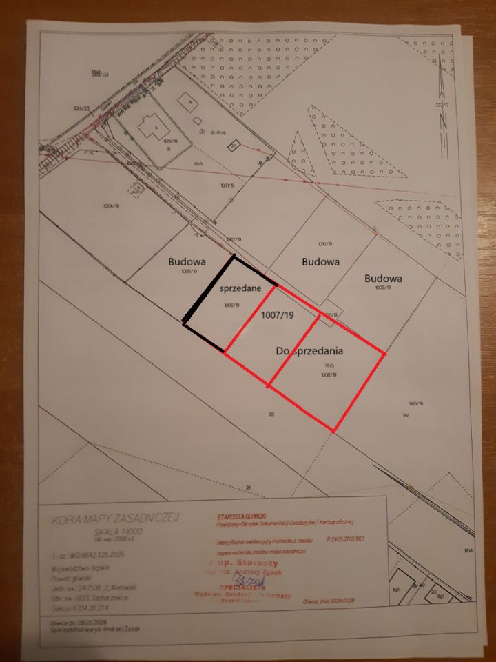 Działka rolno-budowlana Zacharzowice, Cisowa. Zdjęcie 4