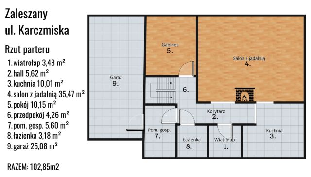 dom wolnostojący, 5 pokoi Zaleszany, ul. Karczmiska. Zdjęcie 38