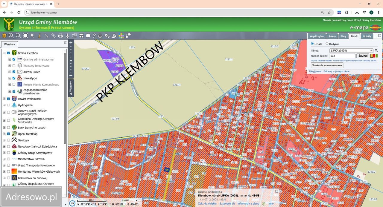 Działka budowlana Ostrówek, ul. Parkowa. Zdjęcie 3