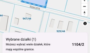 Działka Niewiesze, ul. Rzeczna