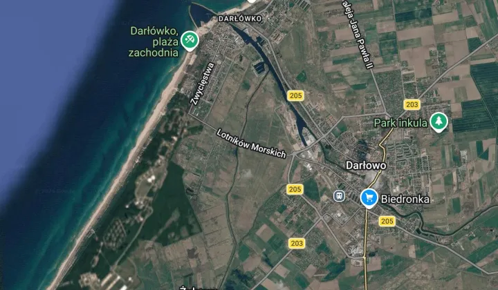 Działka rolna Darłowo Centrum, ul. Lotników Morskich