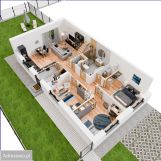 dom wolnostojący, 4 pokoje Siekierki Wielkie, ul. Chmielna. Zdjęcie 4