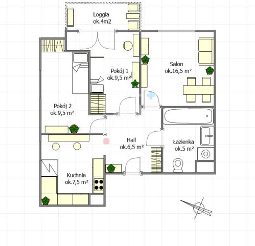 Mieszkanie 3-pokojowe Warszawa, ul. Aleksandra Prystora. Zdjęcie 19