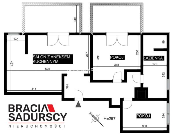 Mieszkanie 3-pokojowe Kraków Łagiewniki-Borek Fałęcki, ul. Armii "Kraków". Zdjęcie 24