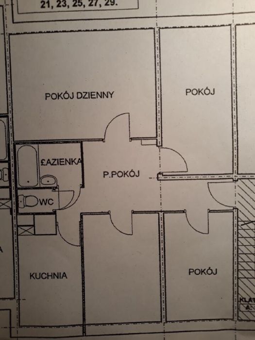 Mieszkanie 4-pokojowe Łódź Polesie, ul. Janusza Kusocińskiego