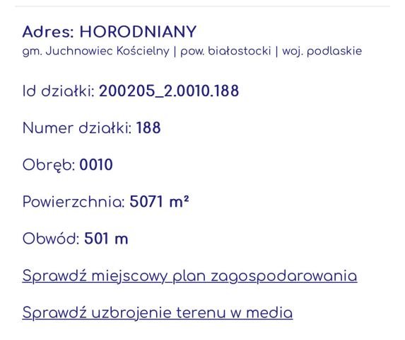 Działka inwestycyjna Horodniany, Horodniany. Zdjęcie 1