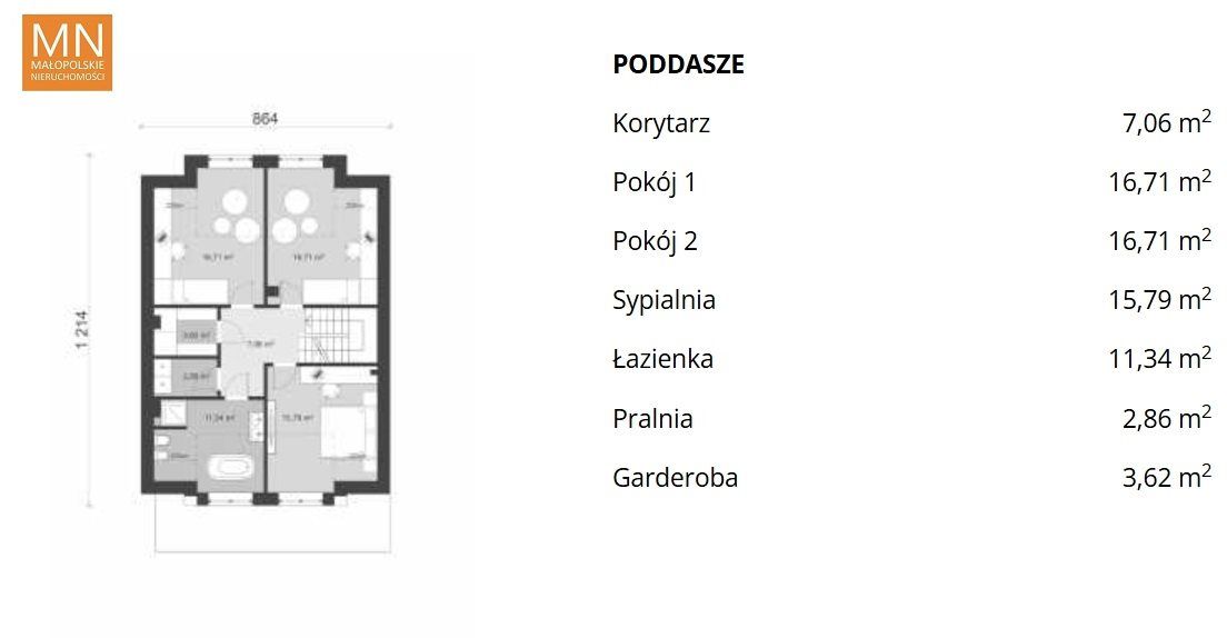 bliźniak, 4 pokoje Niepołomice Jazy, ul. Na Tamie. Zdjęcie 7