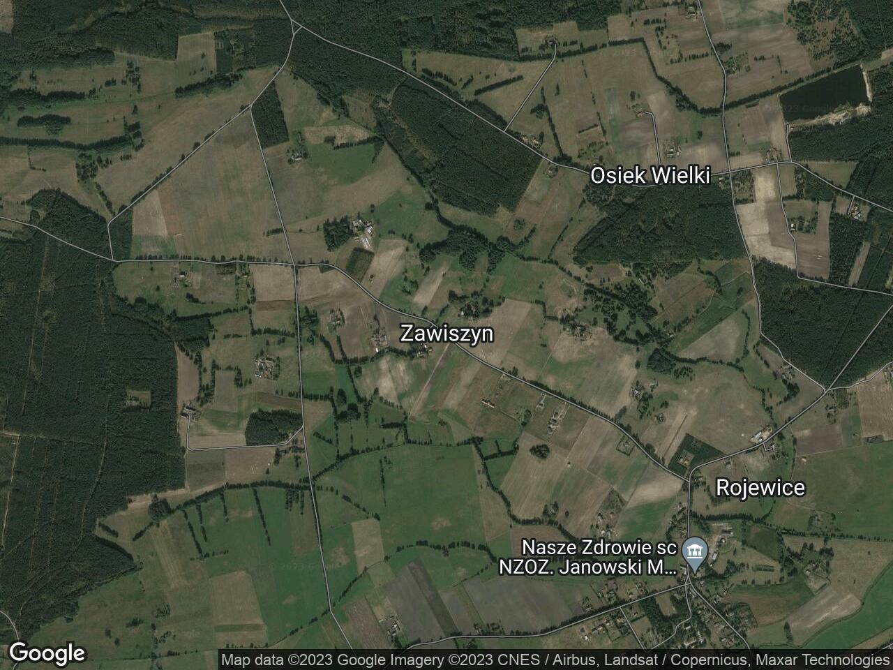 Działka Zawiszyn, bez pośrednika - 1000 m2 - 50 000 zł