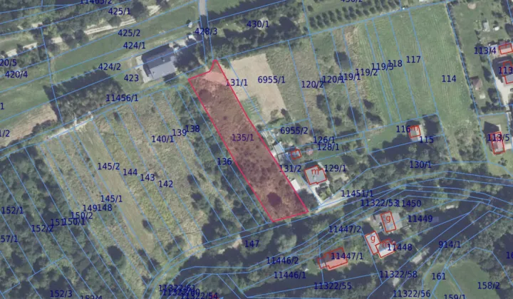 Działka budowlana Ponikiew Chobot, Ponikiew