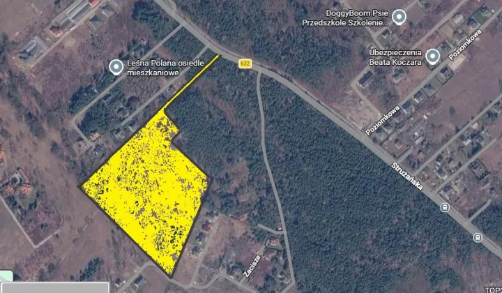 Działka inwestycyjna Józefów, ul. Strużańska